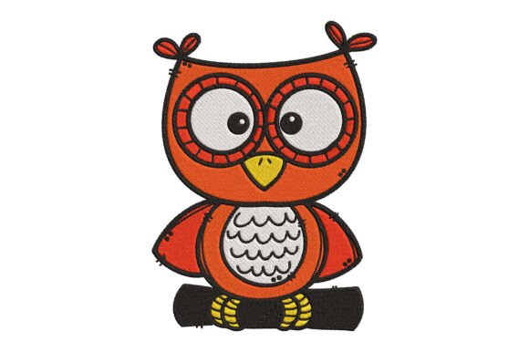 Cute Owl Embroidery Design Adds Playful Charm to Seasonal Products