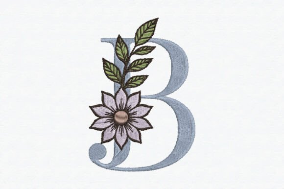 Evaluating the B Floral Alphabet Embroidery Design for Small Batch Sellers