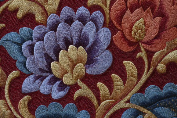Floral Embroidery Pattern Texture Backgr Review