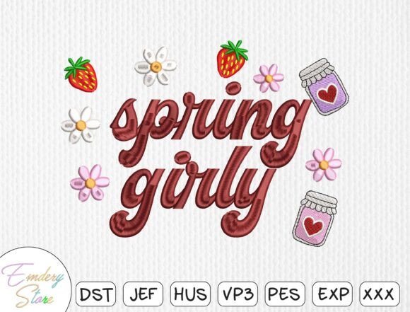 Spring Girly Embroidery Design: A Designer’s Honest Review for Boutique Sweatshirt Projects